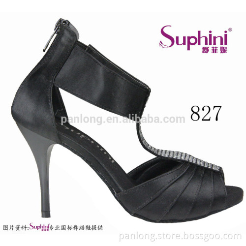 Pink Suede Outsole Girls High Heel Sandal, Dance Shoes 827